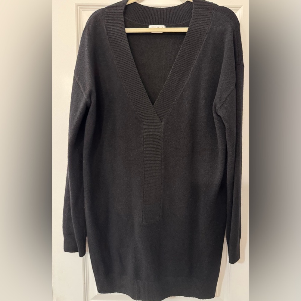 Lovers + Friends Charcoal V-Neck Sweater